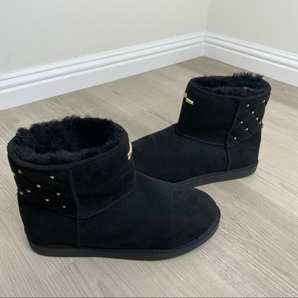 Juicy Couture black snow/winter boots - Picture 6 of 9